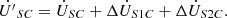 $$ \dot{{U}^{\prime}}_{{SC}}={\dot{U}}_{{SC}}+\Delta {\dot{U}}_{S1C}+\Delta {\dot{U}}_{S2C}. $$
