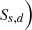 Mathematical equation: $$ {S}_{s,d}\Big) $$