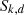 Mathematical equation: $$ {S}_{k,d} $$