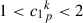 Mathematical equation: $$ 1<{c_1}_p^k<2 $$